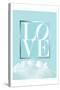 Love Joy Geo Turquoise 1-Urban Epiphany-Stretched Canvas