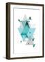 Love Joy Geo Turquoise 2-Urban Epiphany-Framed Art Print