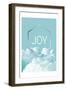 Love Joy Geo Turquoise 3-Urban Epiphany-Framed Art Print