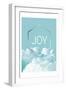 Love Joy Geo Turquoise 3-Urban Epiphany-Framed Art Print