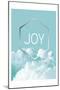 Love Joy Geo Turquoise 3-Urban Epiphany-Mounted Art Print