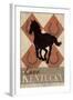 Love Kentucky - Argyle with Horse-Lantern Press-Framed Art Print