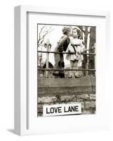 Love Lane-null-Framed Art Print