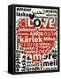 Love Languages-Carole Stevens-Framed Stretched Canvas