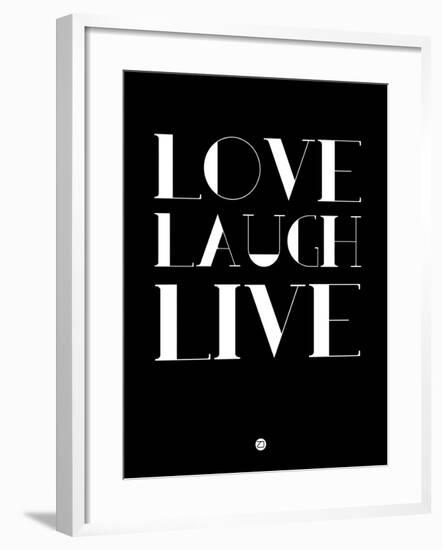 Love Laugh Live 1-NaxArt-Framed Art Print