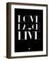 Love Laugh Live 1-NaxArt-Framed Art Print