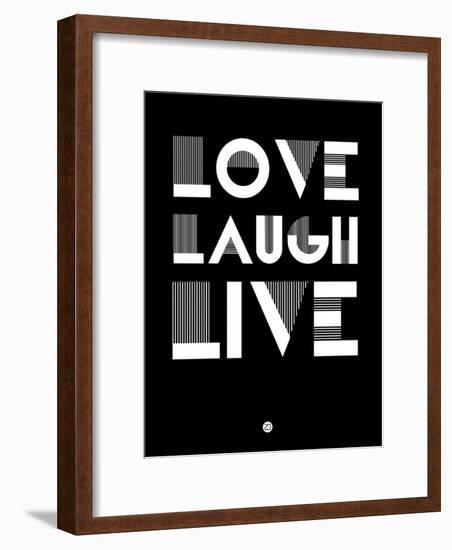 Love Laugh Live 2-NaxArt-Framed Art Print