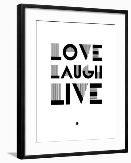 Love Laugh Live 3-NaxArt-Framed Art Print