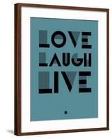 Love Laugh Live 4-NaxArt-Framed Art Print