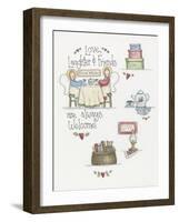 Love Laughter Friends-Debbie McMaster-Framed Giclee Print