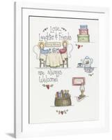 Love Laughter Friends-Debbie McMaster-Framed Giclee Print
