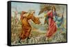 Love Leading the Pilgrim after Sir E. C. Burne-Jones, 1894-A. Corsi Lalli-Framed Stretched Canvas