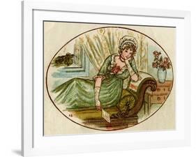 Love Letter 1884-Kate Greenaway-Framed Art Print