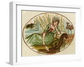 Love Letter 1884-Kate Greenaway-Framed Art Print