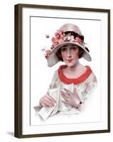 "Love Letter,"July 18, 1925-J. Knowles Hare-Framed Giclee Print