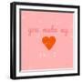 Love Letter to My Mom 1-Lola Bryant-Framed Art Print