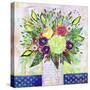 Love Letter Vase 2-Vicki McArdle Art-Stretched Canvas