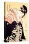 Love Letter-Kitagawa Utamaro-Stretched Canvas