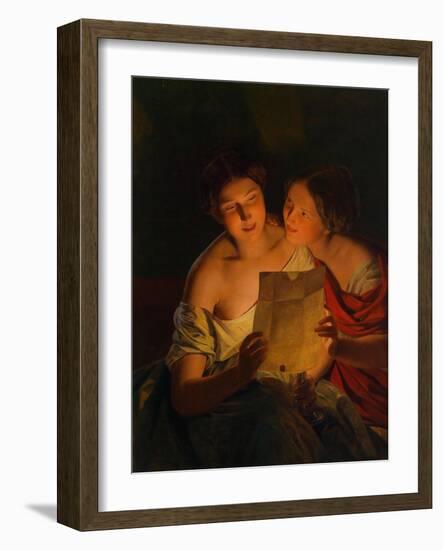 Love Letter-Ferdinand Georg Waldmüller-Framed Giclee Print