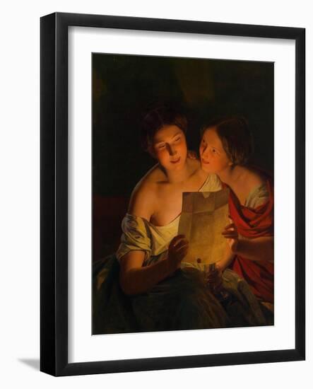 Love Letter-Ferdinand Georg Waldmüller-Framed Giclee Print