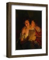 Love Letter-Ferdinand Georg Waldmüller-Framed Giclee Print