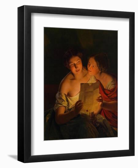 Love Letter-Ferdinand Georg Waldmüller-Framed Giclee Print