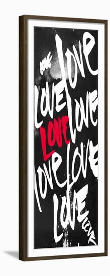 Love Letters Red-OnRei-Framed Art Print