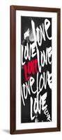 Love Letters Red-OnRei-Framed Art Print