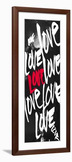 Love Letters Red-OnRei-Framed Art Print