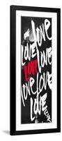 Love Letters Red-OnRei-Framed Art Print