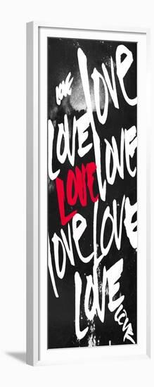 Love Letters Red-OnRei-Framed Art Print