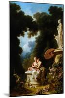 Love Letters-Jean-Honoré Fragonard-Mounted Giclee Print