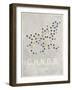 Love - Light Grey-TypeLike-Framed Art Print