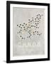 Love - Light Grey-TypeLike-Framed Art Print