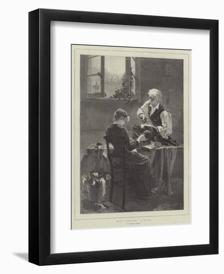 Love Lightens Labour-null-Framed Giclee Print