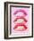 Love Lips-Urban Octopus-Framed Art Print