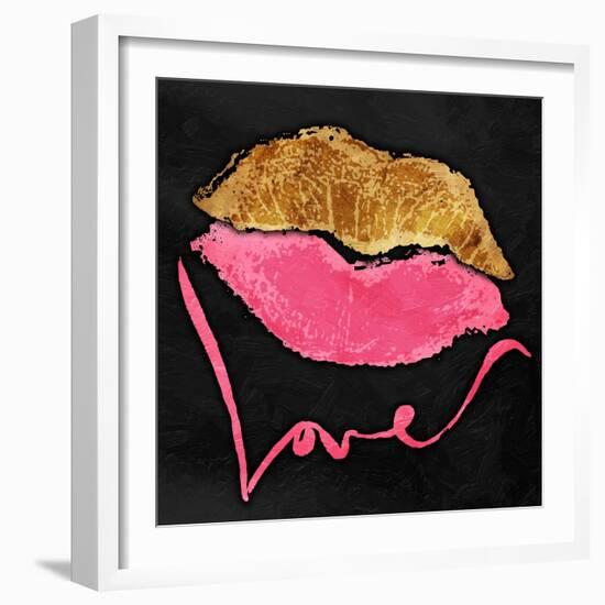 Love Lips-OnRei-Framed Art Print