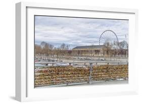 Love Lock Bridge-Cora Niele-Framed Giclee Print