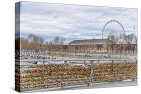 Love Lock Bridge-Cora Niele-Stretched Canvas