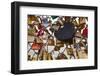 Love Locks on the Pont Des Arts in Paris, France, Europe-Julian Elliott-Framed Photographic Print