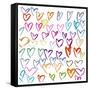 Love, Love-Jenny Frean-Framed Stretched Canvas