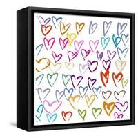 Love, Love-Jenny Frean-Framed Stretched Canvas