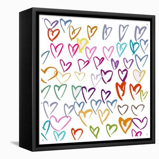 Love, Love-Jenny Frean-Framed Stretched Canvas