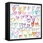 Love, Love-Jenny Frean-Framed Stretched Canvas