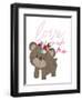 Love Made Me Bear-Jennifer McCully-Framed Art Print