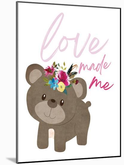 Love Made Me Bear-Jennifer McCully-Mounted Art Print