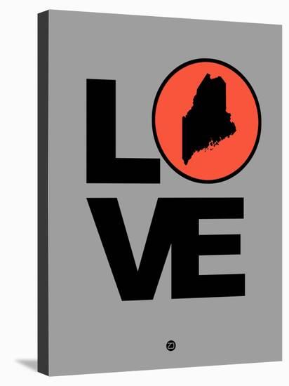 Love Maine-NaxArt-Stretched Canvas