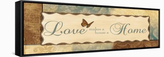 Love Makes a House a Home-Piper Ballantyne-Framed Stretched Canvas