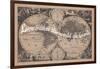 Love Makes the World Go Round - 1680, World Map-null-Framed Giclee Print