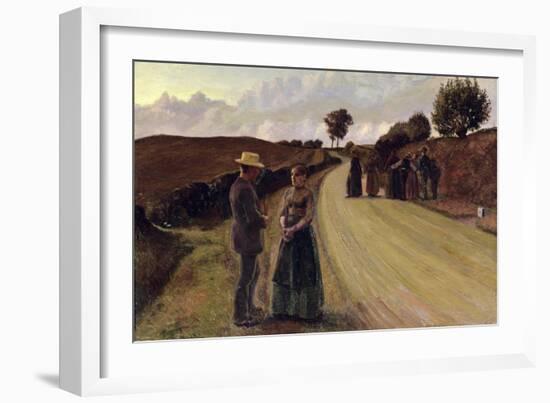 Love Making in the Evening, 1889-91-Fritz Syberg-Framed Giclee Print